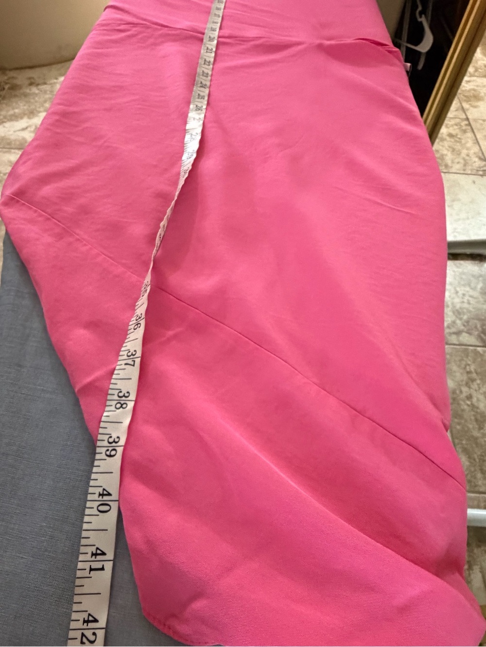 ZARA SS22 FLUID WIDE SLEEVE TOP / BLOUSE OVERSIZED NEON PINK - Picture 6 of 7